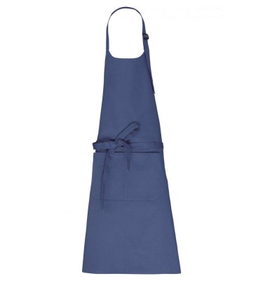 APRON WITH POCKET IN ORGANIC COTTON