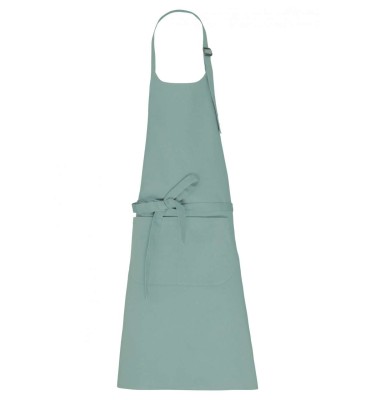 APRON WITH POCKET IN ORGANIC COTTON