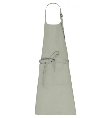 APRON WITH POCKET IN ORGANIC COTTON