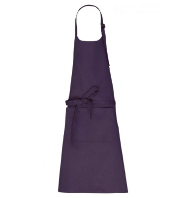 APRON WITH POCKET IN ORGANIC COTTON