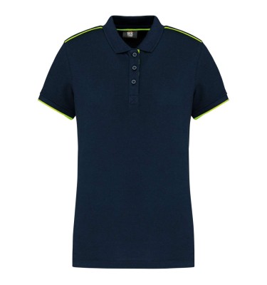 LADIES' SHORT-SLEEVED CONTRASTING DAYTODAY POLO SHIRT