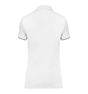 LADIES' SHORT-SLEEVED CONTRASTING DAYTODAY POLO SHIRT