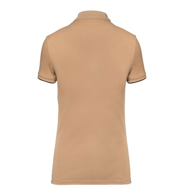 LADIES' SHORT-SLEEVED CONTRASTING DAYTODAY POLO SHIRT