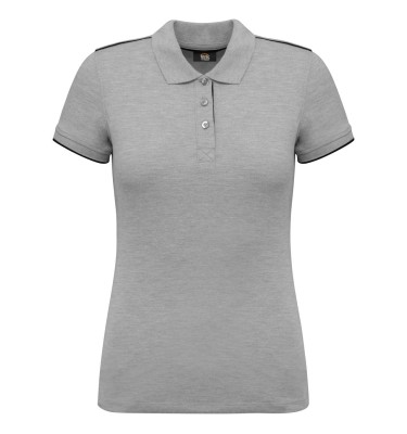 LADIES' SHORT-SLEEVED CONTRASTING DAYTODAY POLO SHIRT