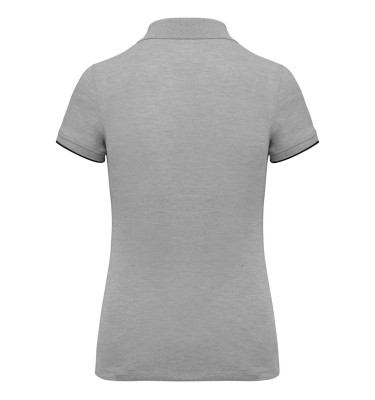 LADIES' SHORT-SLEEVED CONTRASTING DAYTODAY POLO SHIRT