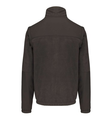 FLEECE JACKET WITH REMOVABLE SLEEVES