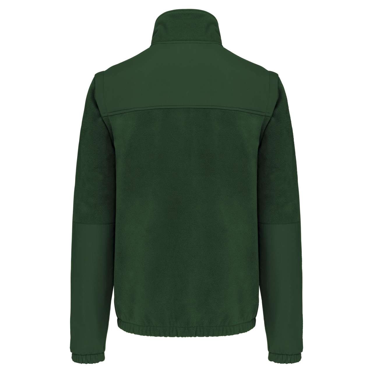 FLEECE JACKET WITH REMOVABLE SLEEVES