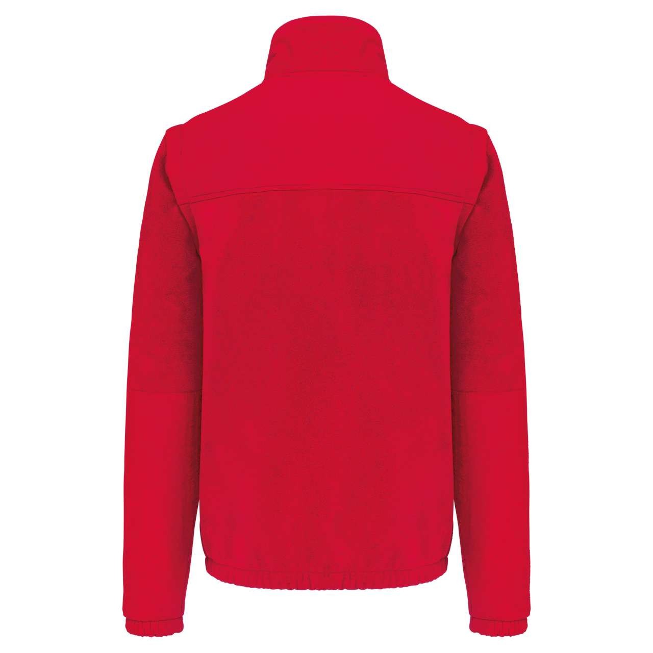 FLEECE JACKET WITH REMOVABLE SLEEVES