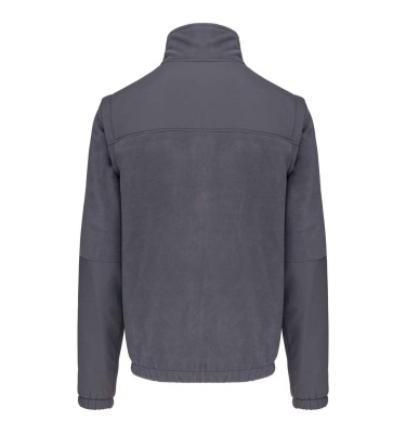 FLEECE JACKET WITH REMOVABLE SLEEVES