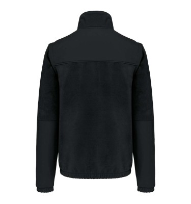 FLEECE JACKET WITH REMOVABLE SLEEVES