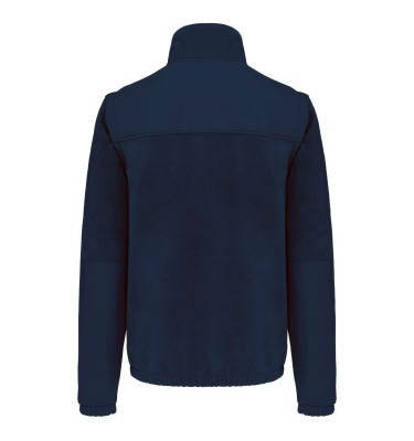 FLEECE JACKET WITH REMOVABLE SLEEVES