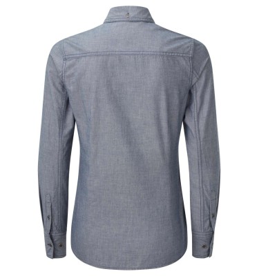 WOMEN'S ORGANIC CHAMBRAY FAIRTRADE SHIRT