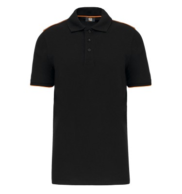 MEN'S SHORT-SLEEVED CONTRASTING DAYTODAY POLO SHIRT
