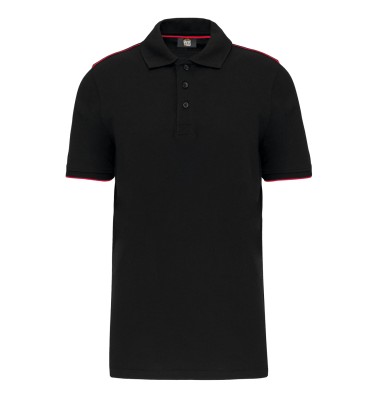 MEN'S SHORT-SLEEVED CONTRASTING DAYTODAY POLO SHIRT