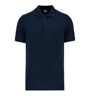 MEN'S SHORT-SLEEVED CONTRASTING DAYTODAY POLO SHIRT