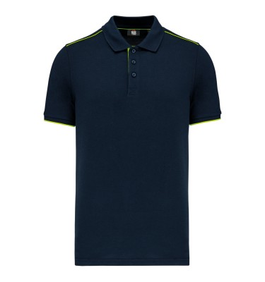 MEN'S SHORT-SLEEVED CONTRASTING DAYTODAY POLO SHIRT