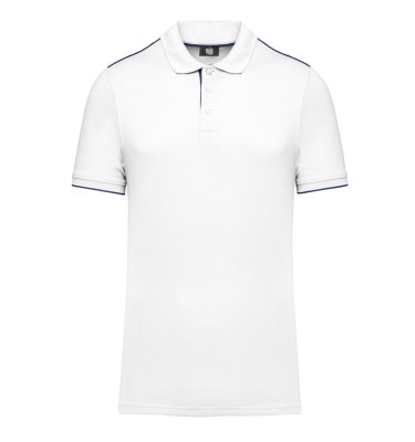 MEN'S SHORT-SLEEVED CONTRASTING DAYTODAY POLO SHIRT