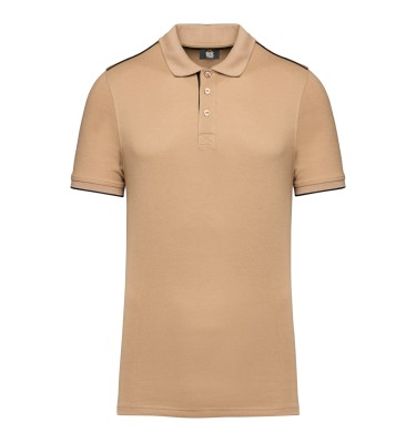 MEN'S SHORT-SLEEVED CONTRASTING DAYTODAY POLO SHIRT