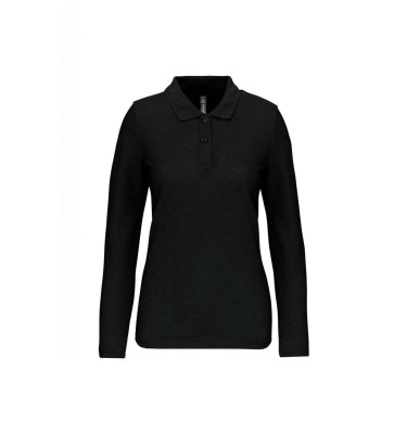 LADIES' LONG-SLEEVED POLO SHIRT