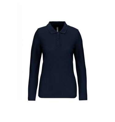 LADIES' LONG-SLEEVED POLO SHIRT