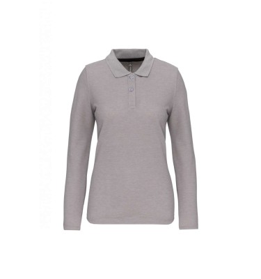 LADIES' LONG-SLEEVED POLO SHIRT