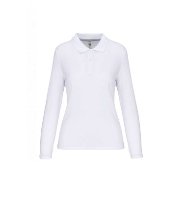 LADIES' LONG-SLEEVED POLO SHIRT