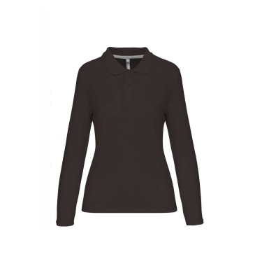 LADIES' LONG-SLEEVED POLO SHIRT