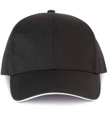 OEKOTEX CERTIFIED 6 PANELS CAP WITH SANDWICH PEAK