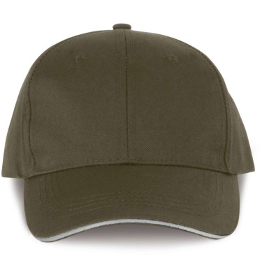 OEKOTEX CERTIFIED 6 PANELS CAP WITH SANDWICH PEAK