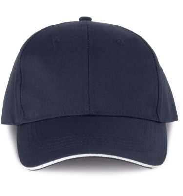 OEKOTEX CERTIFIED 6 PANELS CAP WITH SANDWICH PEAK
