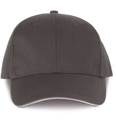 OEKOTEX CERTIFIED 6 PANELS CAP WITH SANDWICH PEAK