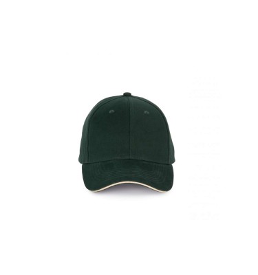 CAP WITH CONTRASTING SANDWICH PEAK - 6 PANELS