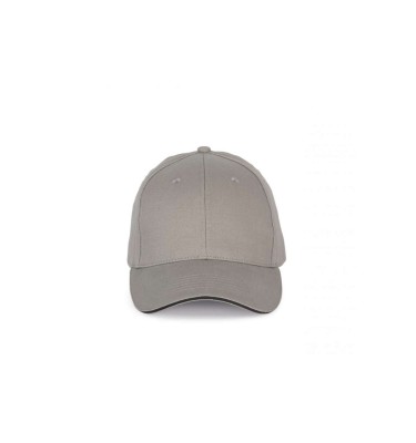 CAP WITH CONTRASTING SANDWICH PEAK - 6 PANELS