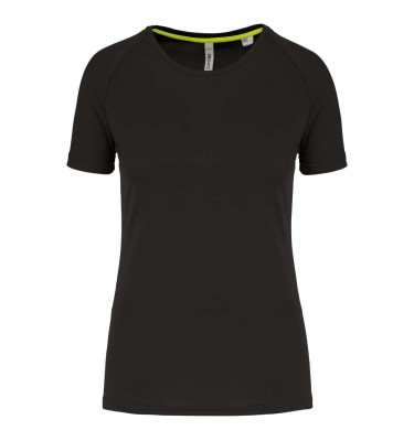 LADIES' RECYCLED ROUND NECK SPORTS T-SHIRT