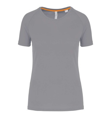 LADIES' RECYCLED ROUND NECK SPORTS T-SHIRT
