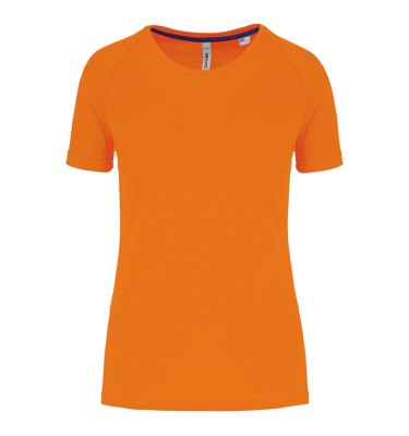 LADIES' RECYCLED ROUND NECK SPORTS T-SHIRT