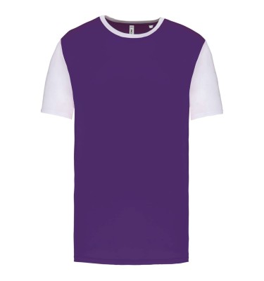 ADULTS' BICOLOUR SHORT-SLEEVED T-SHIRT