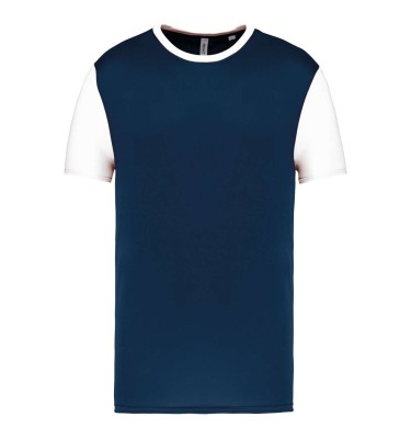 ADULTS' BICOLOUR SHORT-SLEEVED T-SHIRT
