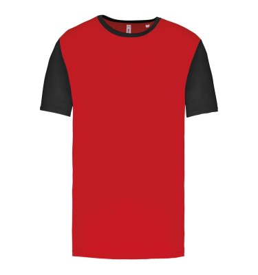 ADULTS' BICOLOUR SHORT-SLEEVED T-SHIRT