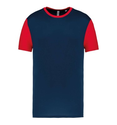 ADULTS' BICOLOUR SHORT-SLEEVED T-SHIRT