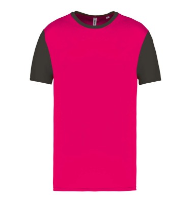 ADULTS' BICOLOUR SHORT-SLEEVED T-SHIRT