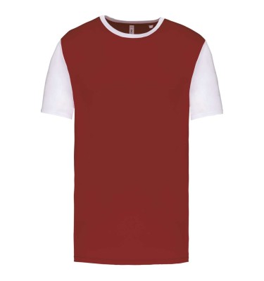 ADULTS' BICOLOUR SHORT-SLEEVED T-SHIRT