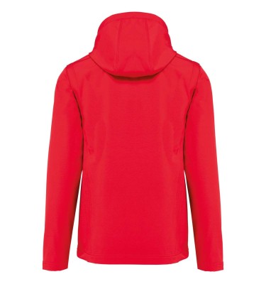 UNISEX 3-LAYER SOFTSHELL HOODED JACKET WITH REMOVABLE SLEEVES