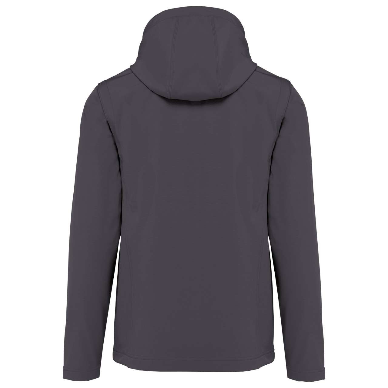UNISEX 3-LAYER SOFTSHELL HOODED JACKET WITH REMOVABLE SLEEVES