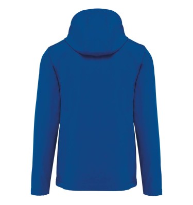 UNISEX 3-LAYER SOFTSHELL HOODED JACKET WITH REMOVABLE SLEEVES