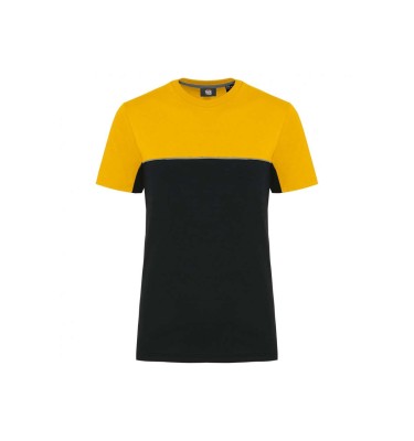 UNISEX ECO-FRIENDLY SHORT SLEEVE TWO-TONE T-SHIRT