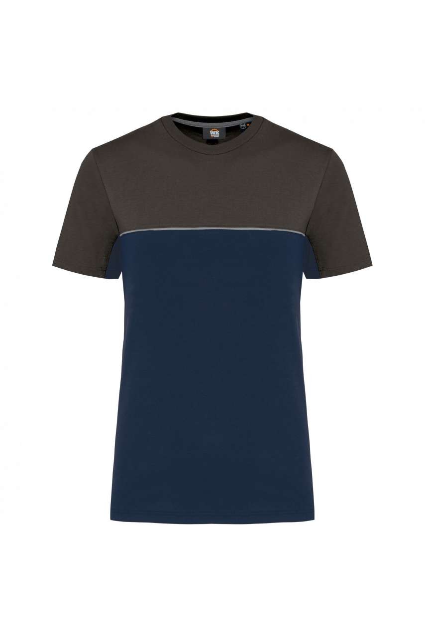 UNISEX ECO-FRIENDLY SHORT SLEEVE TWO-TONE T-SHIRT