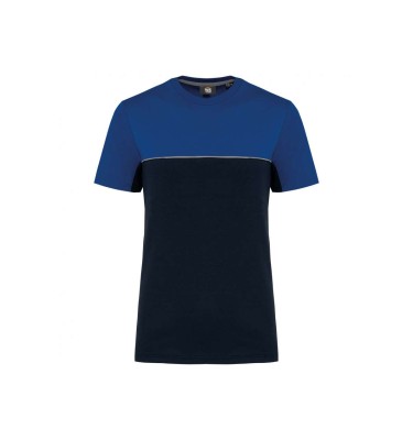 UNISEX ECO-FRIENDLY SHORT SLEEVE TWO-TONE T-SHIRT