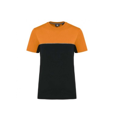 UNISEX ECO-FRIENDLY SHORT SLEEVE TWO-TONE T-SHIRT