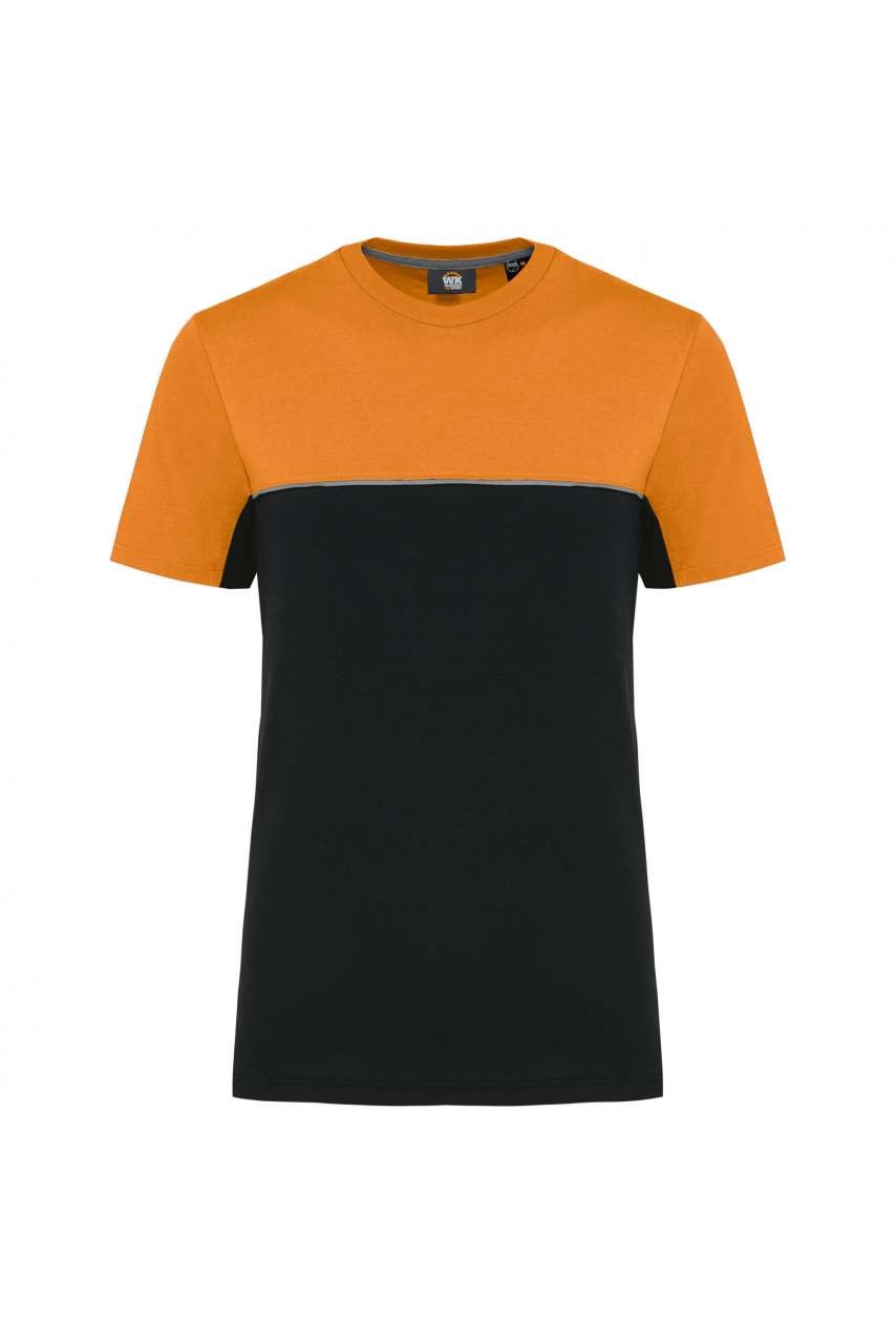 UNISEX ECO-FRIENDLY SHORT SLEEVE TWO-TONE T-SHIRT